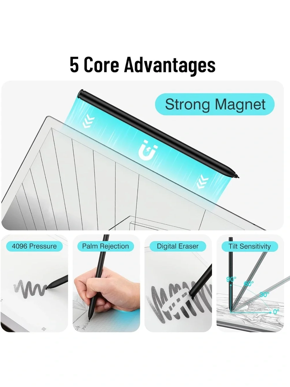 Magnetic stylus pen